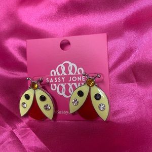 Sassy Jones Lovebug earrings